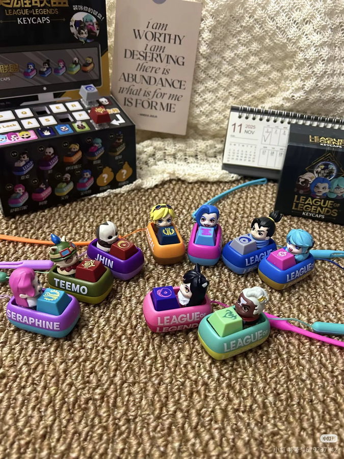 Soap Studio League of Legends Jinx Keycap Blind Box, Pendant - Bild 3