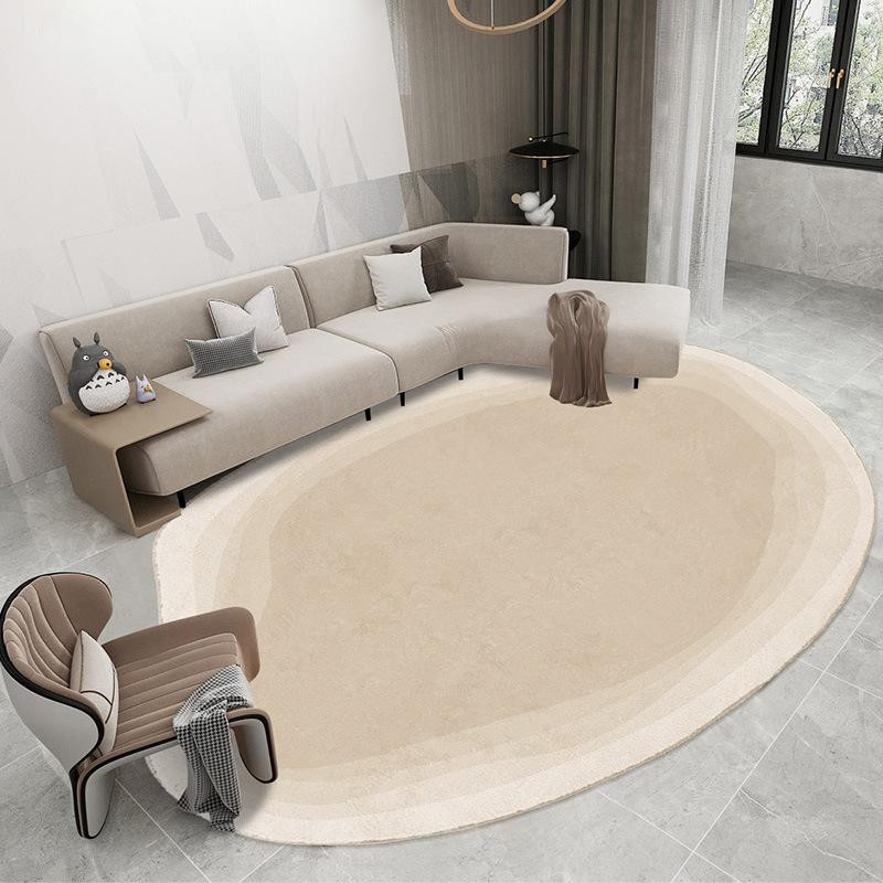 Yiran Furniture Wabi-sabi Teppich mit geometrischem Muster aus Polyester, weicher Imitations-Kaschmir, B/T: 120 x 80 cm - Bild 2