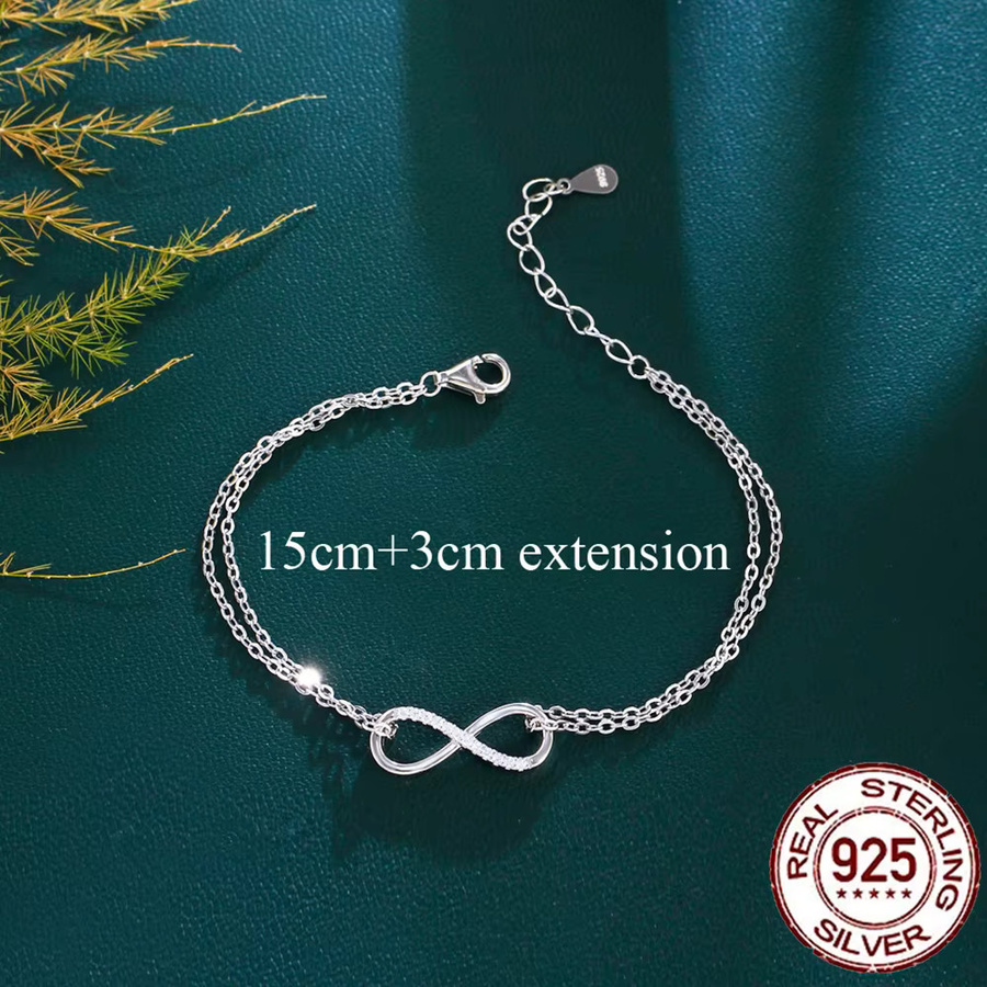 CWWZircons Armband, 925 Silber, Zirkonia, Damen - Bild 2