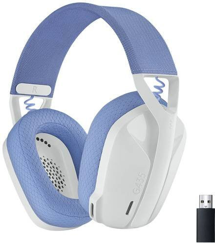 Logitech G435 LIGHTSPEED Gaming Over Ear Headset mit Bluetooth in Weiß - Bild 1