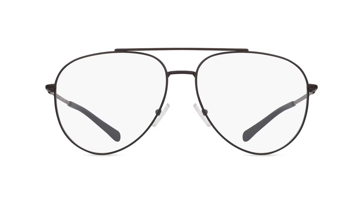 Armani Exchange AX1055 Sonnenbrille Pilot, Vollrand, Metall, Braun, Herren - Bild 1