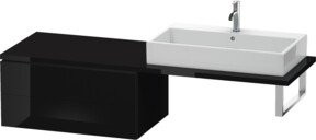Duravit L-Cube Unterschrank in Weiß Hochglanz mit 2 Schubkästen B/T: 82 x 54,7 cm - Bild 1