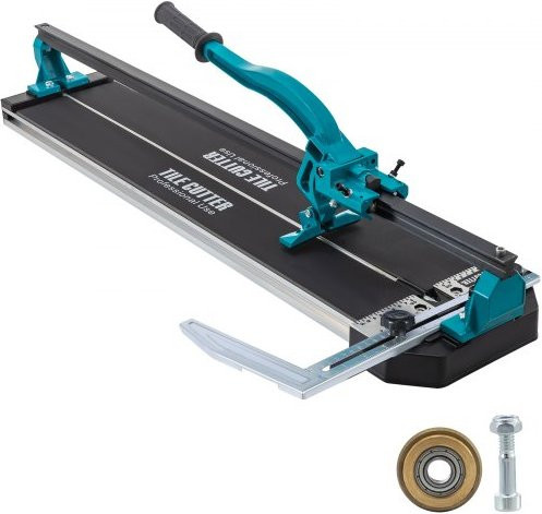 VEVOR Manuelle Fliesenschneidmaschine mit Laserführung und Metallschneidrad, Max. Schnittbreite: 80 cm, Schnittdicke: 6-15 mm, Aluminium - Bild 1