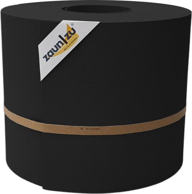 zaun zu® Sichtschutzstreifen Premium Maxi für Doppelstabmatten, Schwarz, Höhe: 24 cm, Länge: 50 m - Bild 1