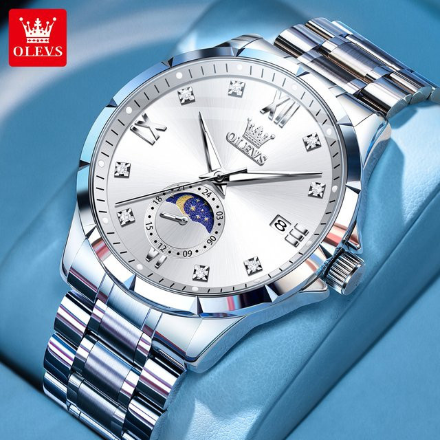 OLEVS Armbanduhr, Quarz, Herren, 45 mm - Bild 1