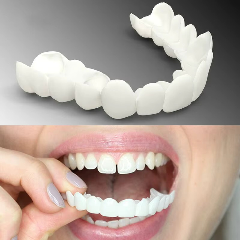 Pop Dental Snap Smile Zahnprothesen für den Oberen Kiefer, Flexible Veneers - Bild 6