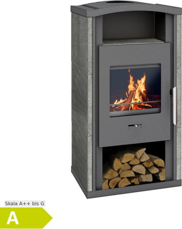 Wamsler Kaminofen Gron KF108 in Grau mit 6 kW Leistung