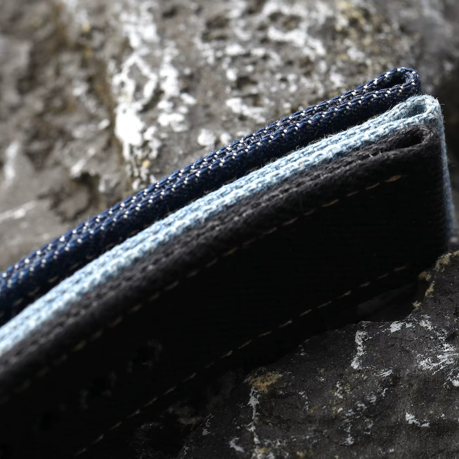 Raystray Uhrenarmband Denim, blau und schwarz, 22–24 mm, Herren - Bild 3