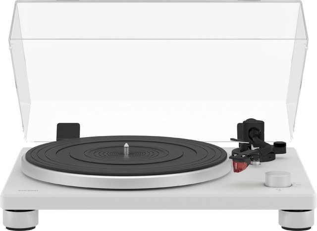 Sonoro Platinum Automatic EAS Plattenspieler mit Bluetooth und USB sowie Ortofon 2M Red Tonabnehmer in Weiß und Silber - Bild 1