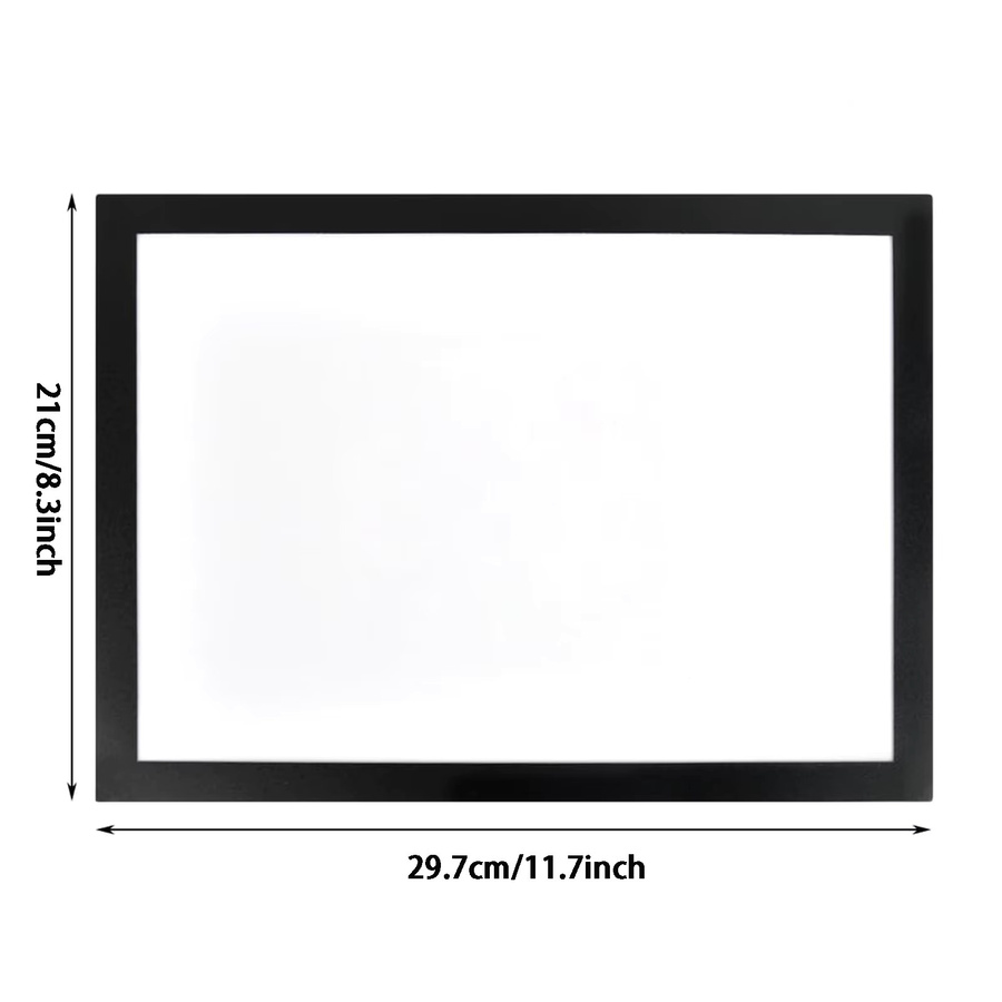 5er Set ESHANG Magnetische Fotorahmen A4 in Schwarz, Selbstklebender Posterrahmen aus PVC für Wandmontage, B/H: 21 x 29,7 cm - Bild 2