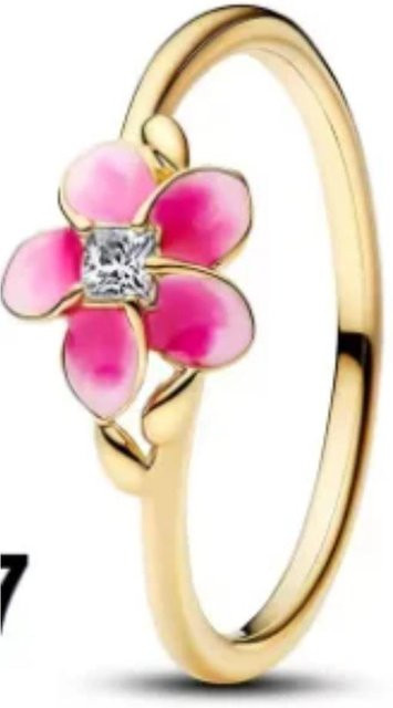 Silberring 925 Silber, Bunt, Perle, Kristall, Zirkonia, Damen - Bild 1