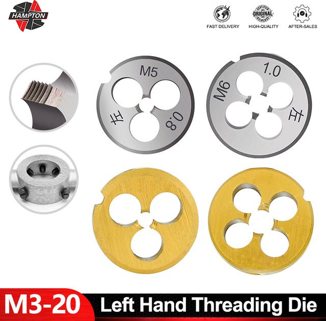 Hampton Links Metrisches Gewindeschneidwerkzeug Set für Metallbearbeitung in Silber, M3 bis M20 - Bild 1