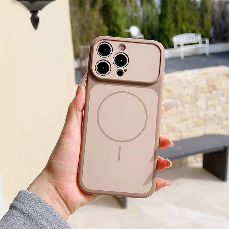 Sturzsichere und stoßabsorbierende kabellose Ladehülle für iPhone 17 Pro Max, 16, 15, 14, 13 in Grau - Bild 2