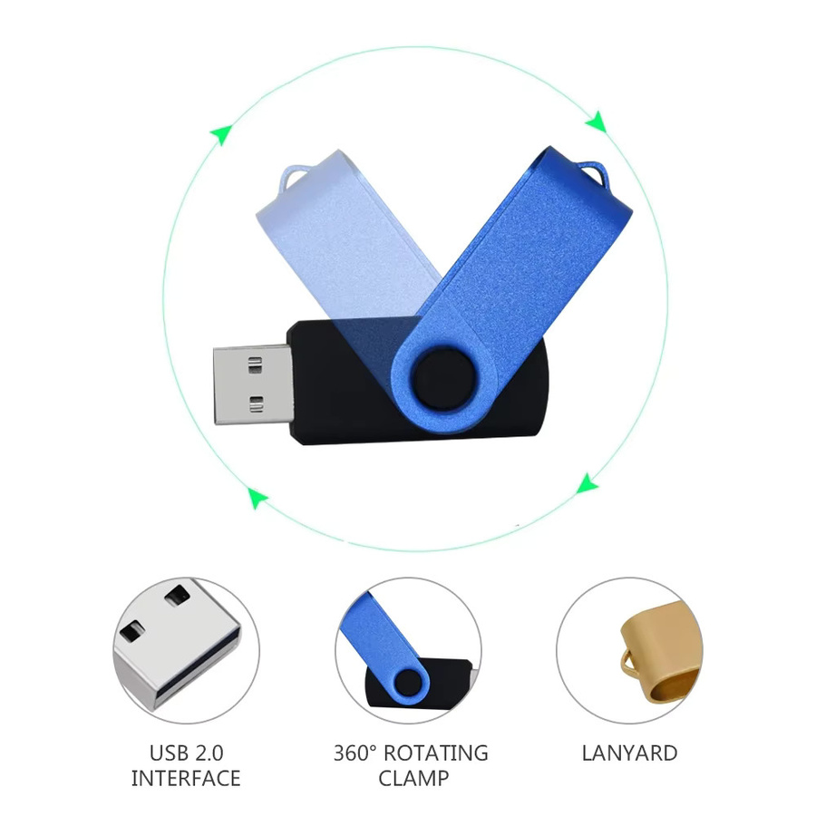 KFHIREW USB-Flash-Laufwerk aus Metall in Rot - Bild 2
