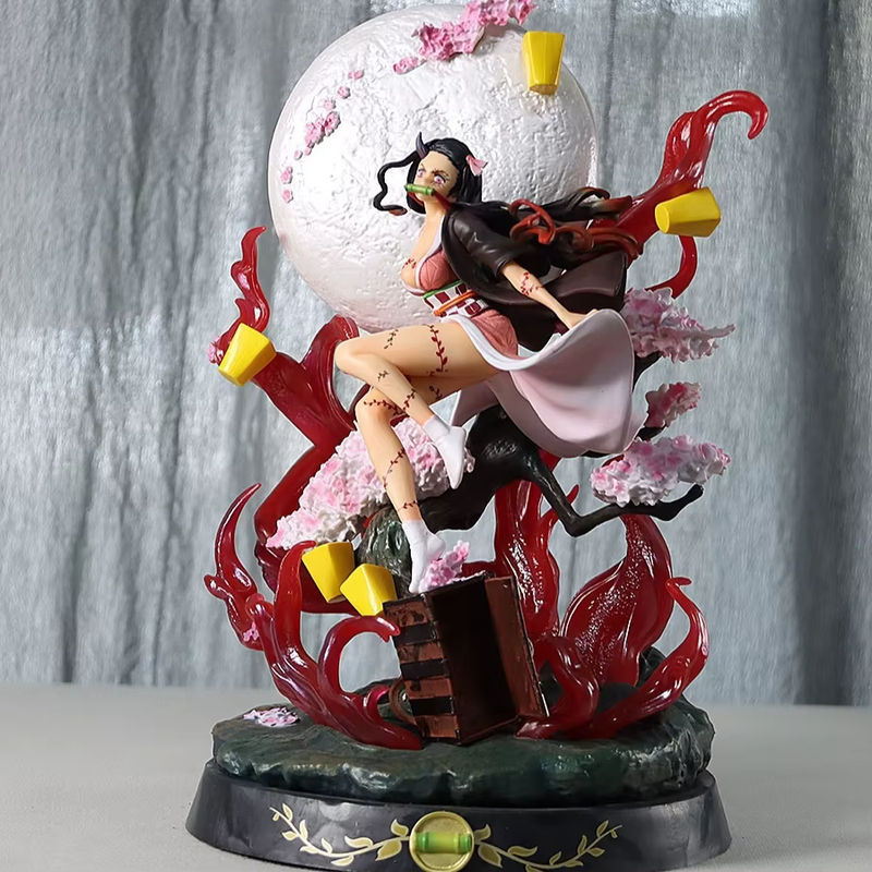 Bandai Demon Slayer Anime Figur Kamado Nezuko Statue aus Kunststoff, mehrfarbig, Höhe: 31 cm - Bild 5