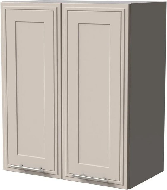 Feldmann-Wohnen Hängeschrank Salo Küchenschrank mit Kassettenfront in Grau und Kaschmir Matt, B/T/H: 60 x 32,5 x 72 cm - Bild 1