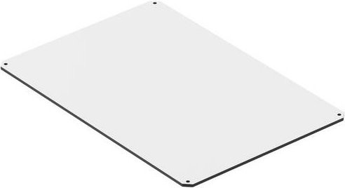 Spelsberg GEOS-S EPR 3040/4030 72201401 Montageplatte aus Isolierstoff in Grau, B: 23,1 cm, H: 33,1 cm, Tiefe: 0,4 cm - Bild 1