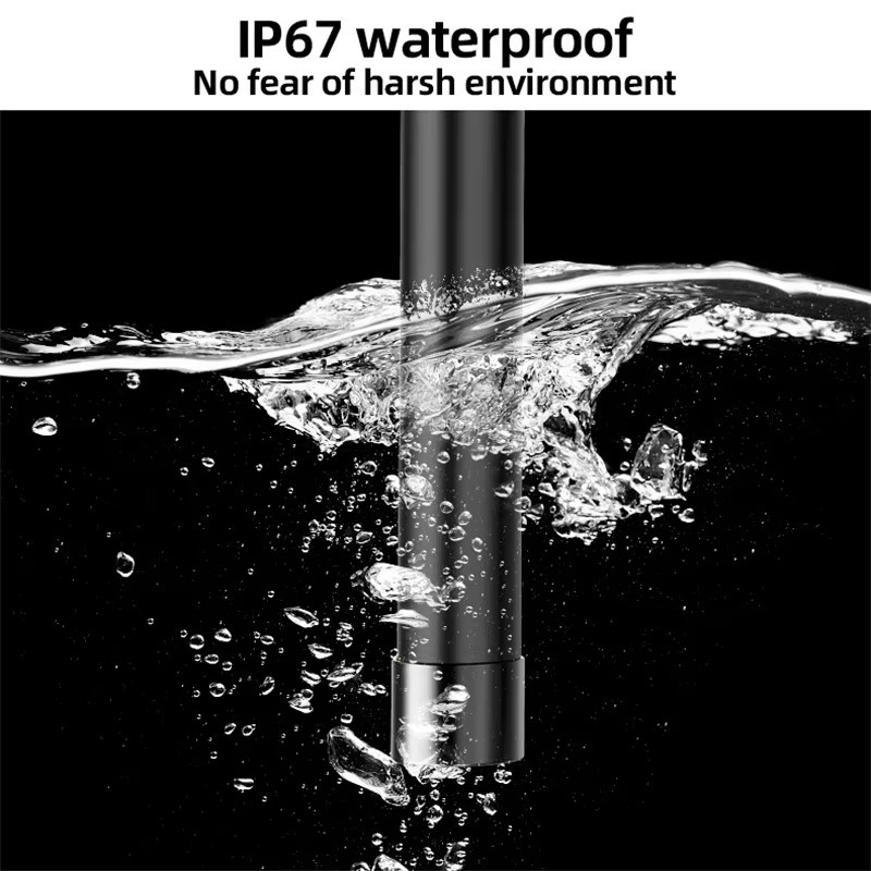 KERUI 3-in-1 Endoskopkamera für Android und PC, wasserdichte Mini-Inspektionskamera mit 7 mm flexiblem Schlauch, Farbe: Schwarz - Bild 3
