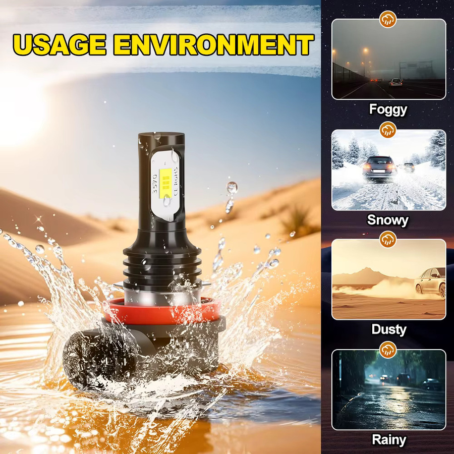 ChicYoo LED Auto Nebelglühbirnen für Seat Leon 3 MK3 5F, ultra helle H4 Lampe mit 20000LM, Plug and Play - Bild 5