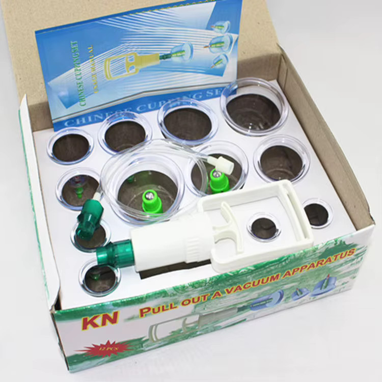 Hijama Schröpfen Kit, 12er Set, transparent, Unisex - Bild 4
