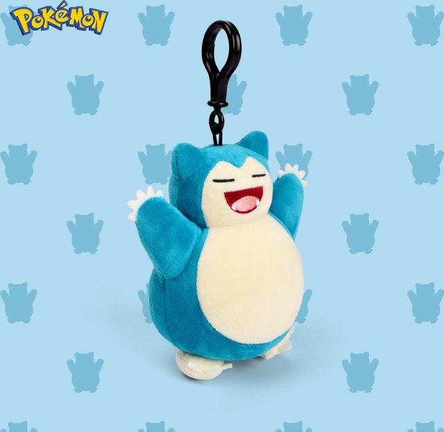 Potdemiel Pokémon Pikachu Snorlax Plüsch, Schlüsselring - Bild 1