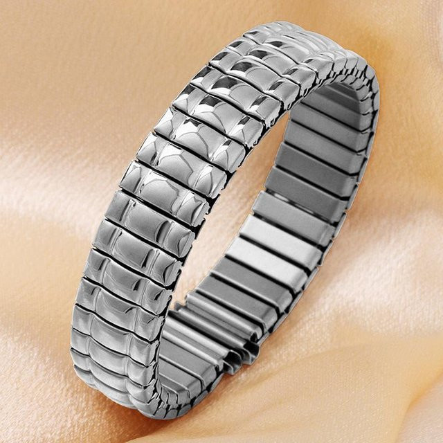 GadgetGrip Uhrenarmband Edelstahl, Silber, 14 mm, Unisex - Bild 1