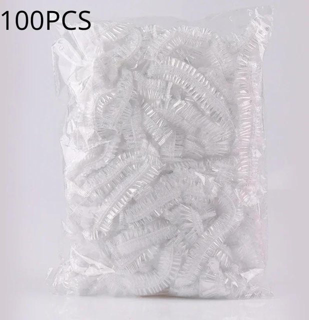 Einweg-Duschhauben, transparent, grau, Unisex - Bild 1