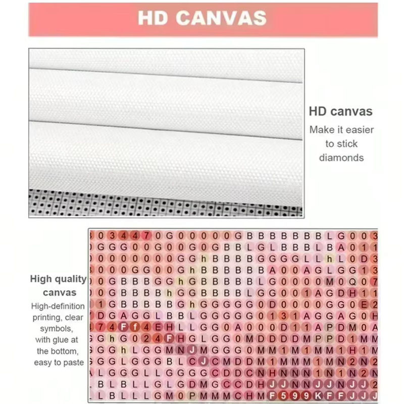 YUTTEE Diamantmalerei Set 5D Gefängnis Pause TV Motiv als Mosaik-Stickerei für Wohnzimmer und Schlafzimmer in Weiß - Bild 1