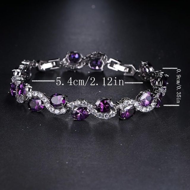 Armband, Metall, Schwarz, Damen - Bild 1