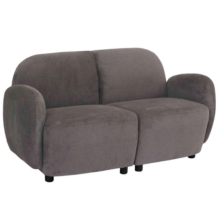 MCW 2er-Sofa P33 Loungesofa aus Chenille-Stoff in Hellgrau mit Öko-Tex Zertifizierung - Bild 3