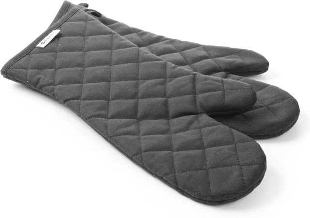 Hendi 556610 Thermoschutz-Küchenhandschuhe, 2 Stück, Schwarz - Bild 1