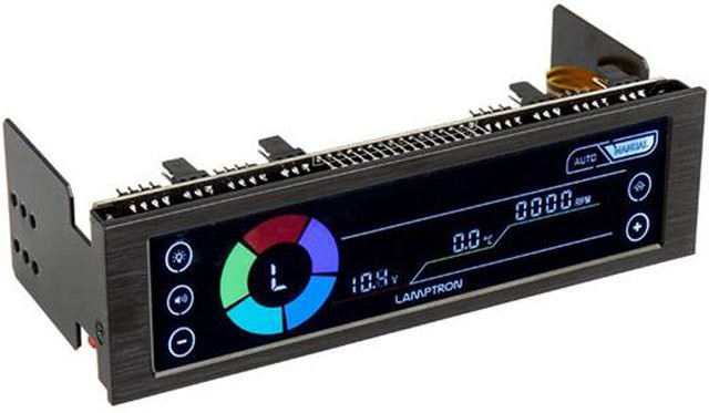 LAMPTRON CE420 RGB-Beleuchtungs- und Lüftersteuerung in Schwarz Multicolour - Bild 1