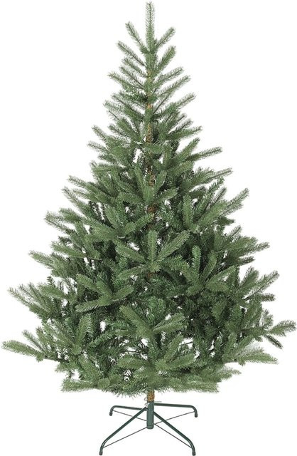 HOMCOM Weihnachtsbaum in Fichtenform aus Kunststoff und Metall, Grün, B/T/H: 130 x 130 x 180 cm - Bild 1