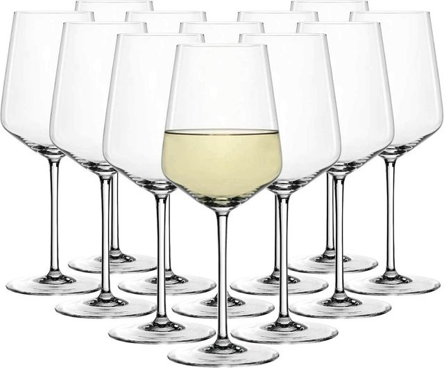 Spiegelau Style Weißweingläser aus Kristallglas, 12er Set, transparent, 440 ml - Bild 1