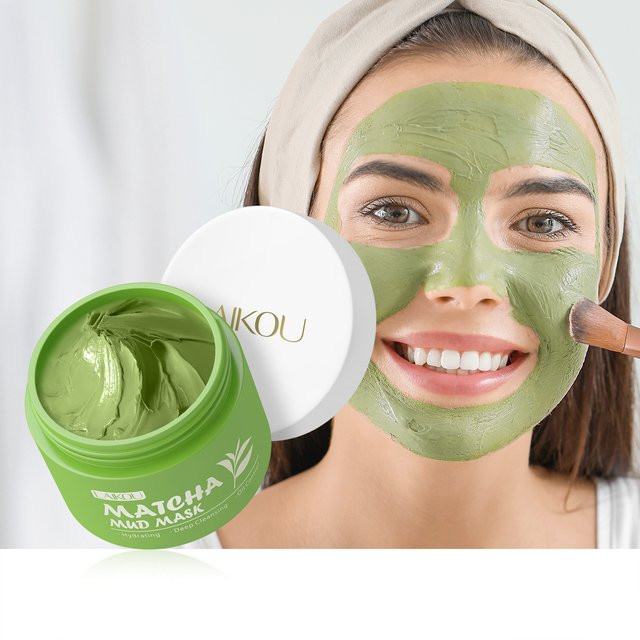 LAIKOU Matcha Schlamm-Maske, 25g, für fettige Haut - Bild 1