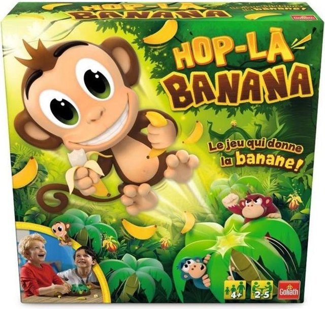GOLIATH Hop La Banana, Kinderbrettspiel, ab 4 Jahren - Bild 1