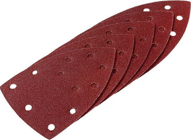 LUX-TOOLS Schleifauflage für Bosch Multischleifer K180, Rot, für Holz, Metall und Lack - Bild 1