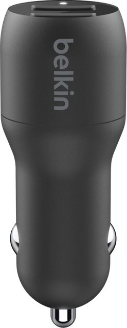 Belkin Autoladegerät mit 2 USB-A Ports, 12 W, Schwarz - Bild 1