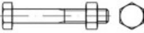 TOOLCRAFT Sechskantschraube M12 80mm DIN 601 aus Stahl galvanisch verzinkt 50 Stück - Bild 1