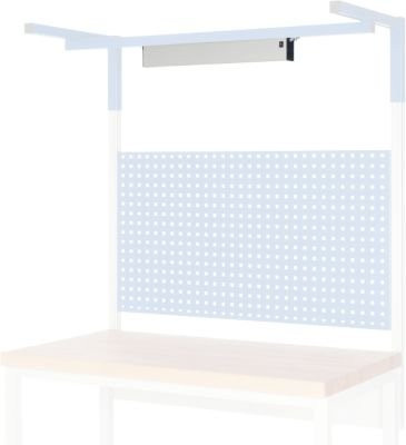 Rau LED-Arbeitsplatzleuchte Serie E für höhenverstellbare Arbeitsplatzsysteme, Weiß, 25 W, 3112 Lumen, 4000 K, IP20, B: 118,8 cm, T: 3,6 cm, H: 5,0 cm - Bild 1