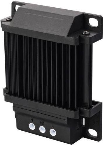 TRU COMPONENTS Schaltschrankheizung TC-NTL200-20W, 120-250V, 20W, Schwarz, L x B x H: 103 x 83,5 x 34,09 mm - Bild 1