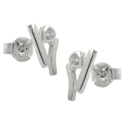 Colfem Ohrstecker 925 Silber, Zirkonia, Unisex - Bild 1