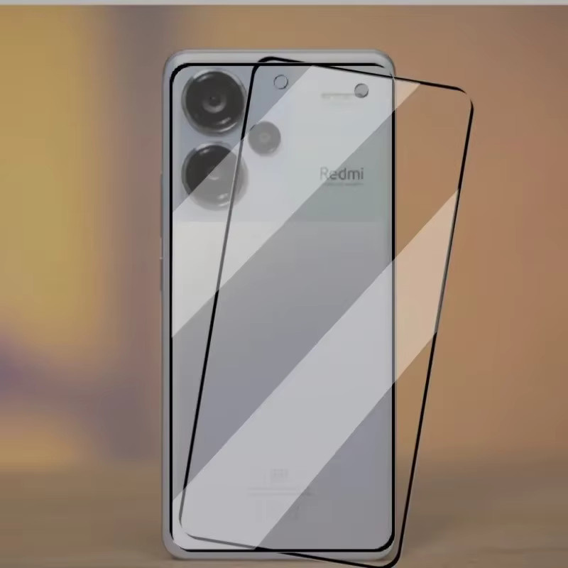 2er Pack Xiaomi Displayschutzfolie aus gehärtetem Glas für Redmi Note 13 Pro 4G 5G, Redmi Note 14 Pro, Redmi Note 12 und Redmi Note 11 Pro Plus, transparent - Bild 2