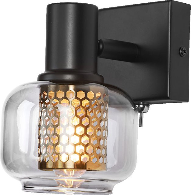 OSRAM DECOR Spot Firefly Wandleuchte in Schwarz mit LED-Leuchtmittel E14, warmweiß - Bild 1