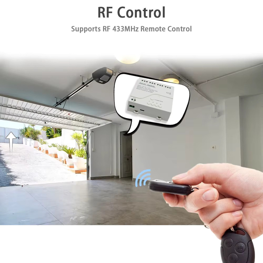 EWELINK WiFi Smart Switch Relais für die Heimautomation mit Trockenkontakt in Weiß - Bild 4