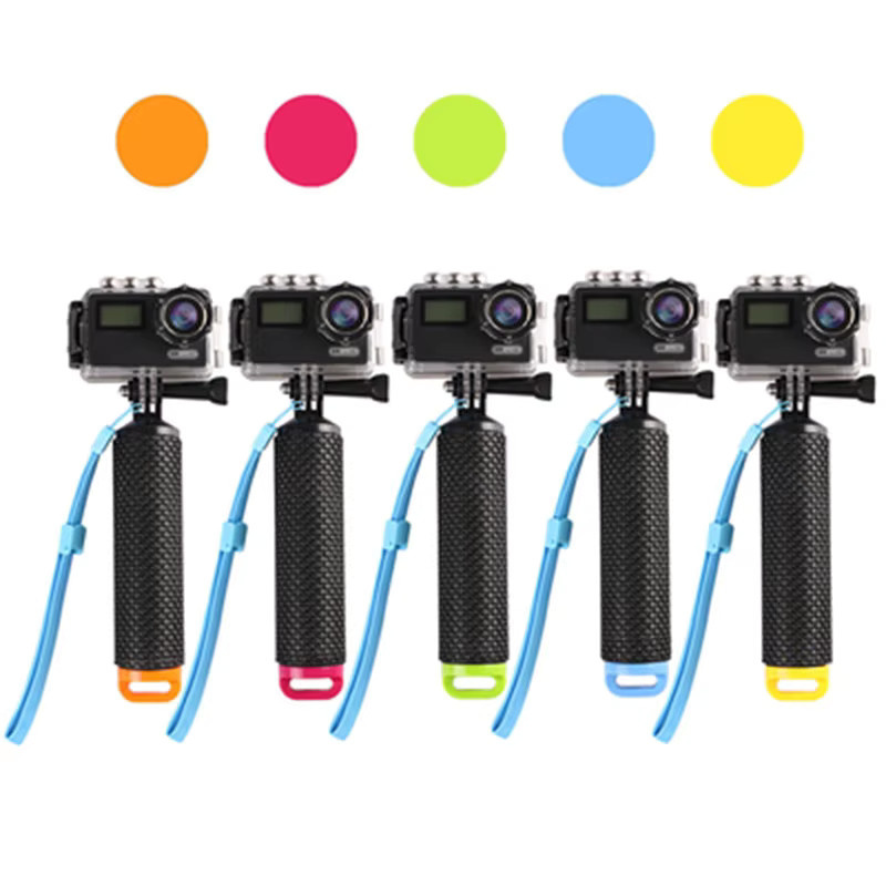 SZKOSTON Schwimmender Handgriff als Schwimmhalterung für GoPro Hero 13 12 11 10 9 8 und DJI Osmo Action 4 5Pro 6 in Schwarz - Bild 2