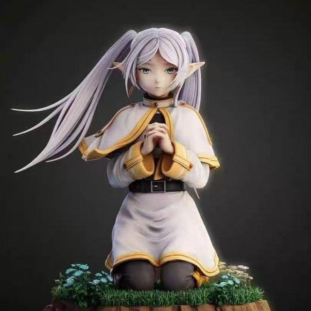Yiran toy 1 Frieren Doppelkopf-Skulptur Anime-Modell PVC - Bild 1