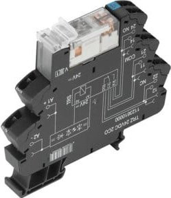 Weidmüller Relaiskoppler 24V 8A DC +/-20% TRZ 24VDC 2CO Schwarz - Bild 1