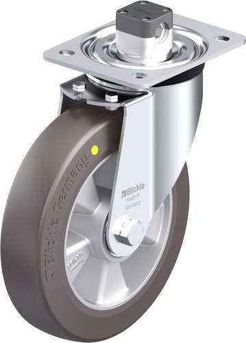 Blickle L-ALST 200K-CS11-AS Stahlblech-Lenkrolle in Grau mit 200 mm Rad-Durchmesser und 400 kg Tragfähigkeit - Bild 1
