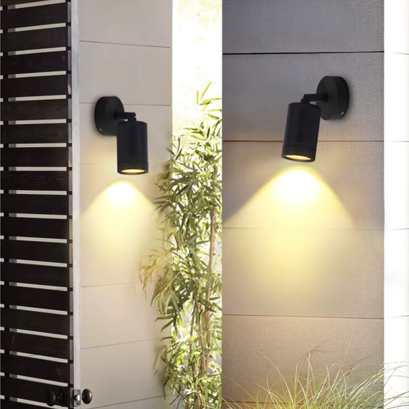 Khelse Outdoor LED Wandleuchte aus Edelstahl mit GU10 Fassung für Up-Down-Beleuchtung in Garten und Veranda - Bild 4